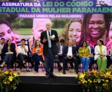 Vice Governador Darci Piana participa do lançamento do código estadual da mulher paranaense.