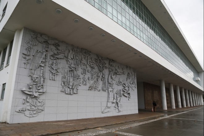 Palácio Iguaçu - Painel externo