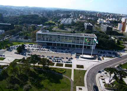 Palácio Iguaçu - Vista aérea