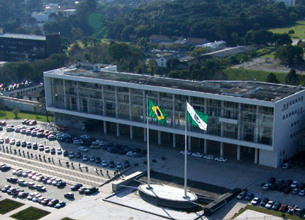 Palácio Iguaçu - Vista aérea 