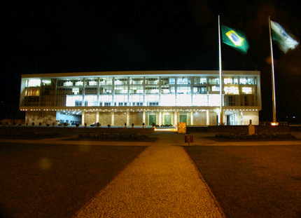 Palácio Iguaçu - Vista noturna