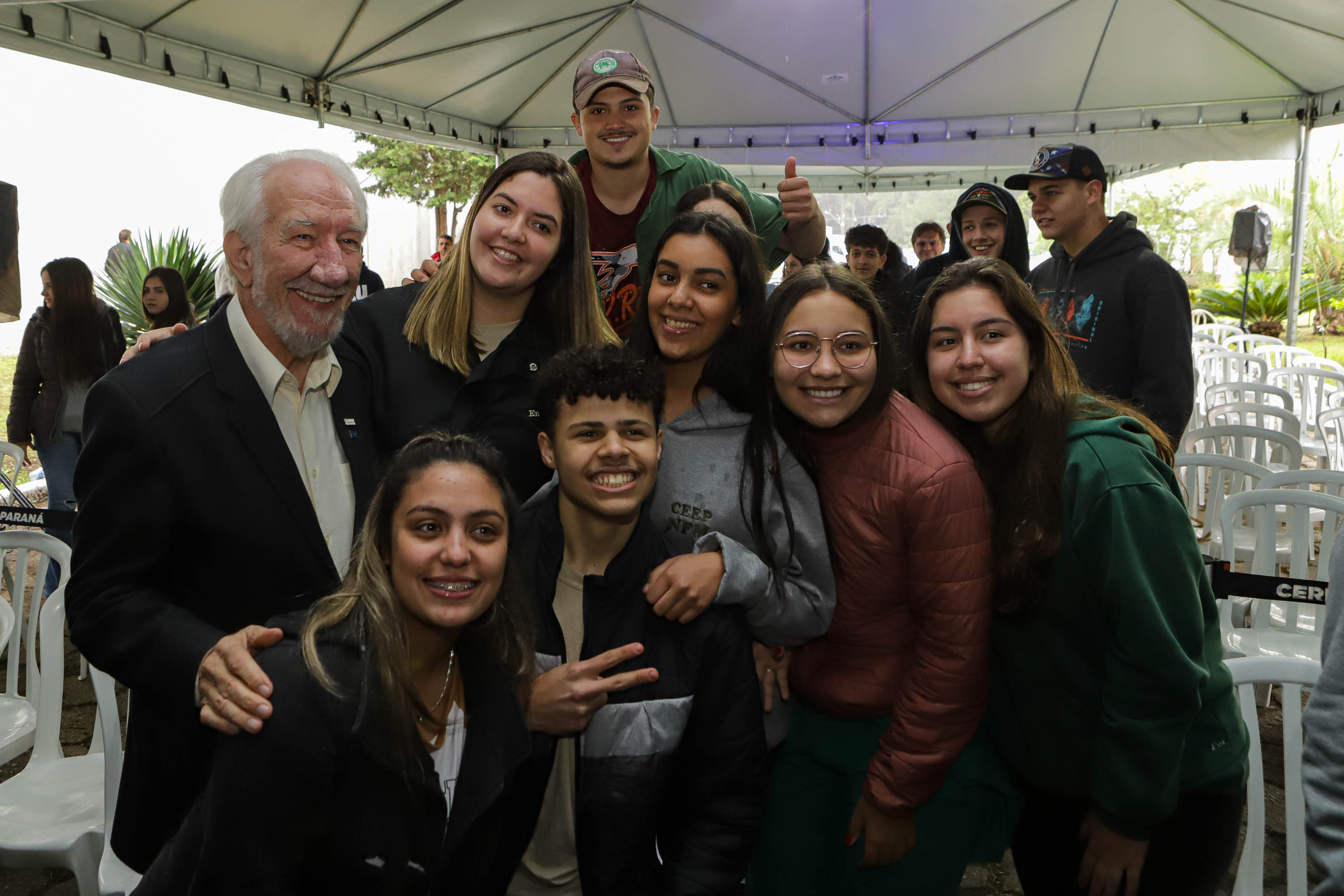 Pinhais, 01 de novembro de 2022 - Evento de entrega de veículos, benfeitorias e formalização de parceria com o governo israelense que aconteceu no Colégio Agricola Nilton Freire Maia.