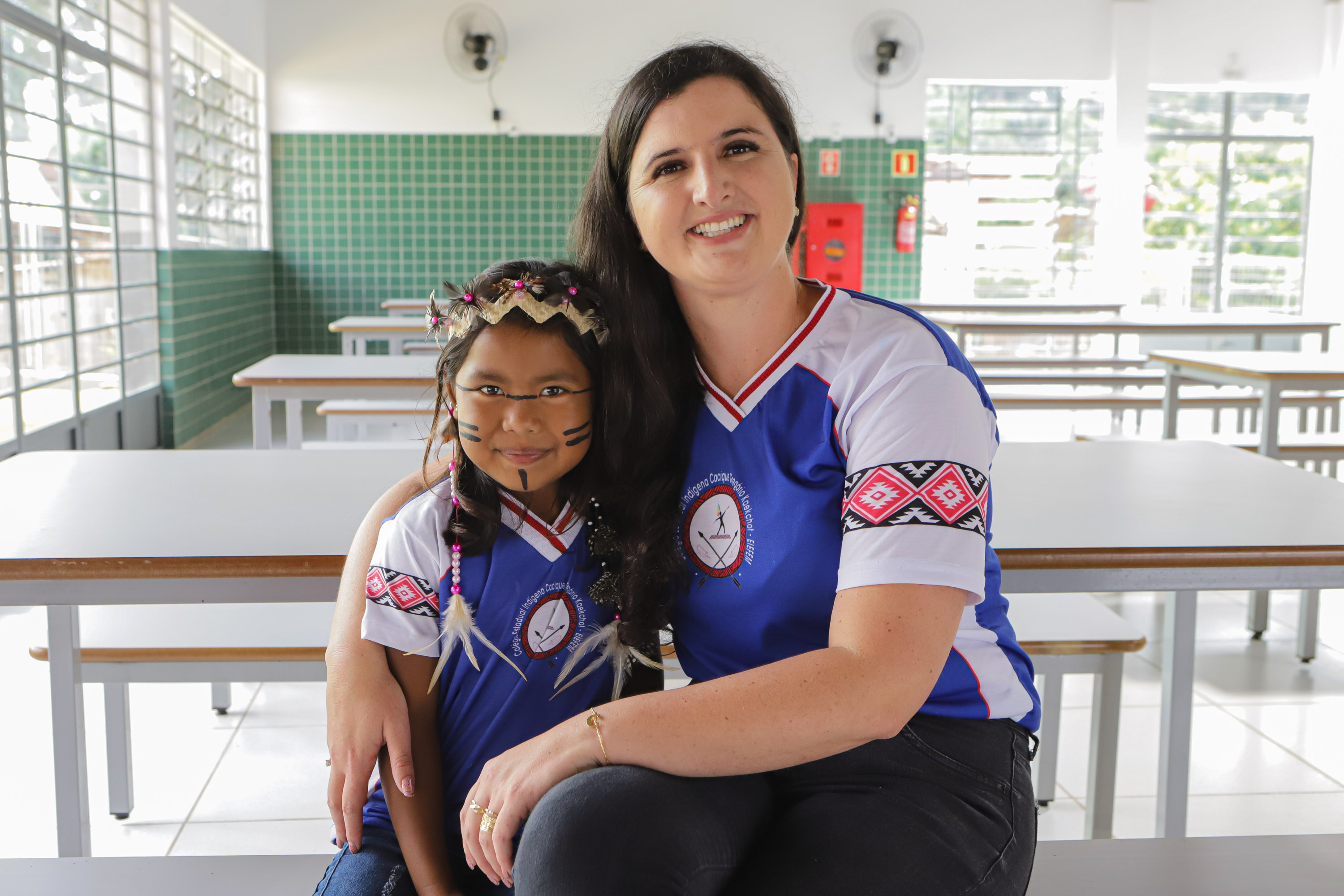 Manoel Ribas, 02 de fevereiro do 2023 - O governador Carlos Massa Ratinho Junior entregou na manhã desta quinta-feira as obras de ampliação no Colégio Estadual Indígena Cacique Gregório Kaekchot, na terra indigina Ivaí.