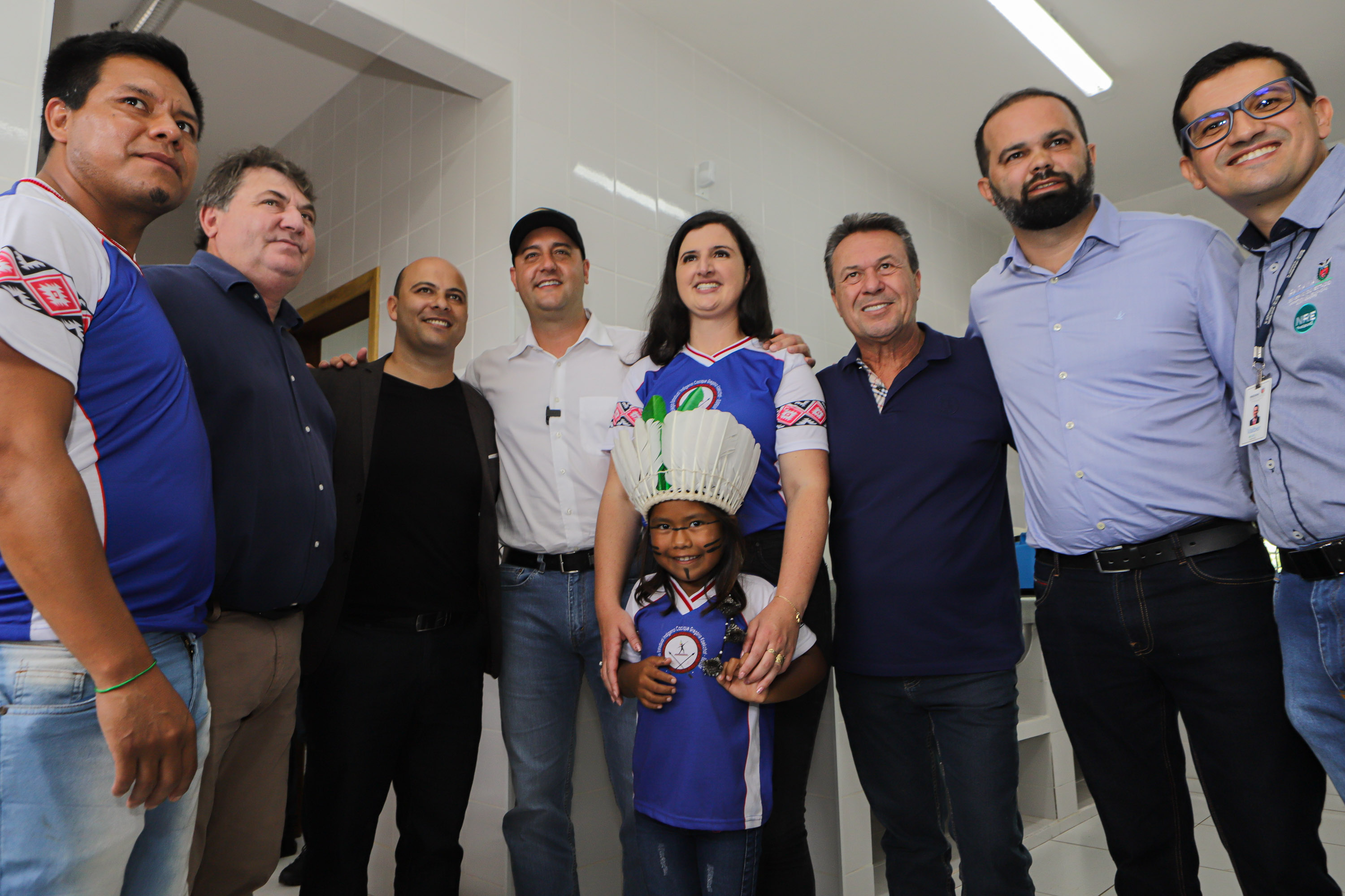 Manoel Ribas, 02 de fevereiro do 2023 - O governador Carlos Massa Ratinho Junior entregou na manhã desta quinta-feira as obras de ampliação no Colégio Estadual Indígena Cacique Gregório Kaekchot, na terra indigina Ivaí.