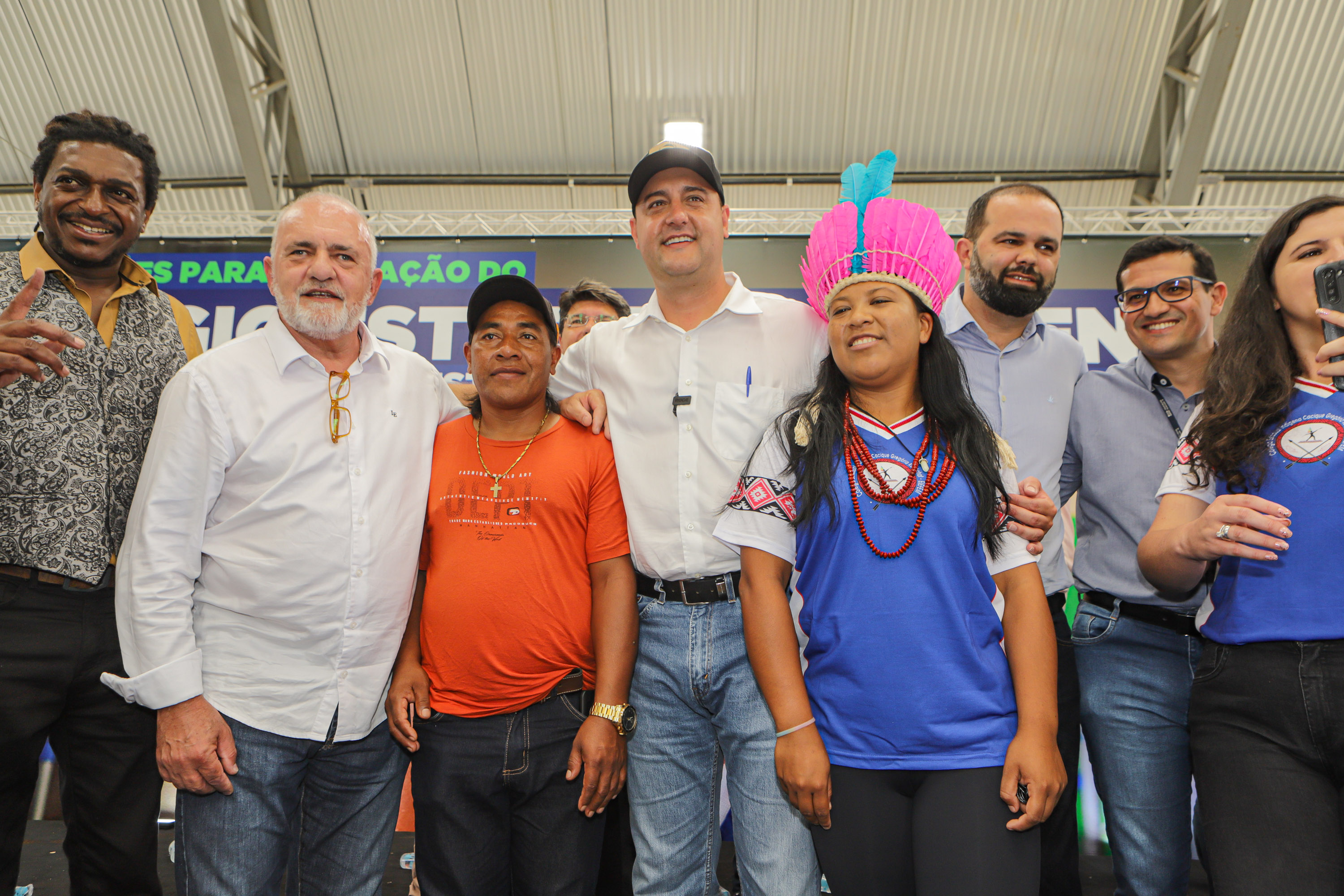 Manoel Ribas, 02 de fevereiro do 2023 - O governador Carlos Massa Ratinho Junior entregou na manhã desta quinta-feira as obras de ampliação no Colégio Estadual Indígena Cacique Gregório Kaekchot, na terra indigina Ivaí.