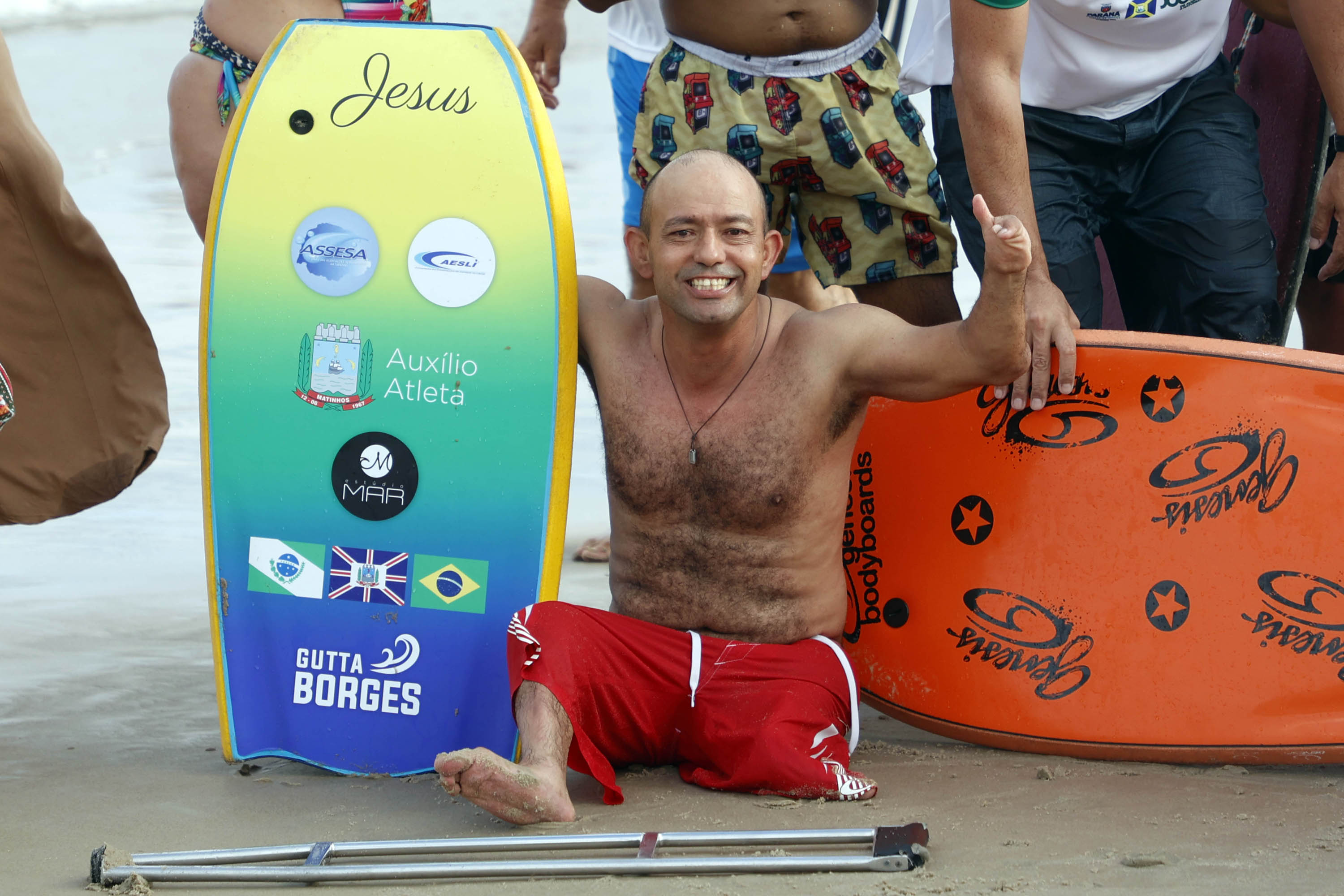 Verão Maior Paraná - Praia Brava de Guaratuba Federação Paranaense de Bodyboarding, do Instituto Guaramar e da prefeitura de Guaratuba, promoveram um evento com PCD - pessoas com deficiência, de pratica do esporte Bodyboarding.