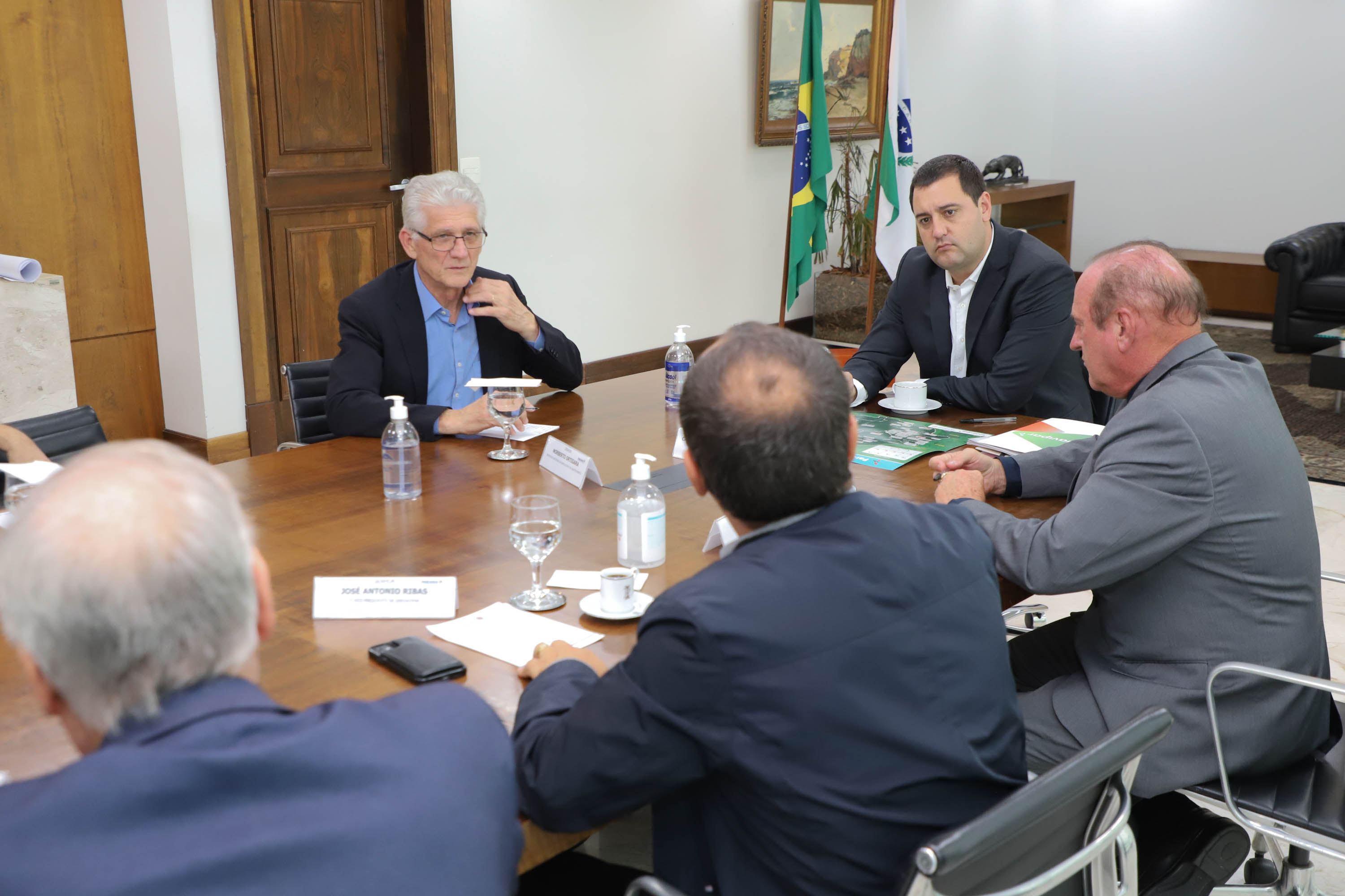 Governador recebe nova diretoria do Sindiavipar e reforça apoio do Estado ao setor