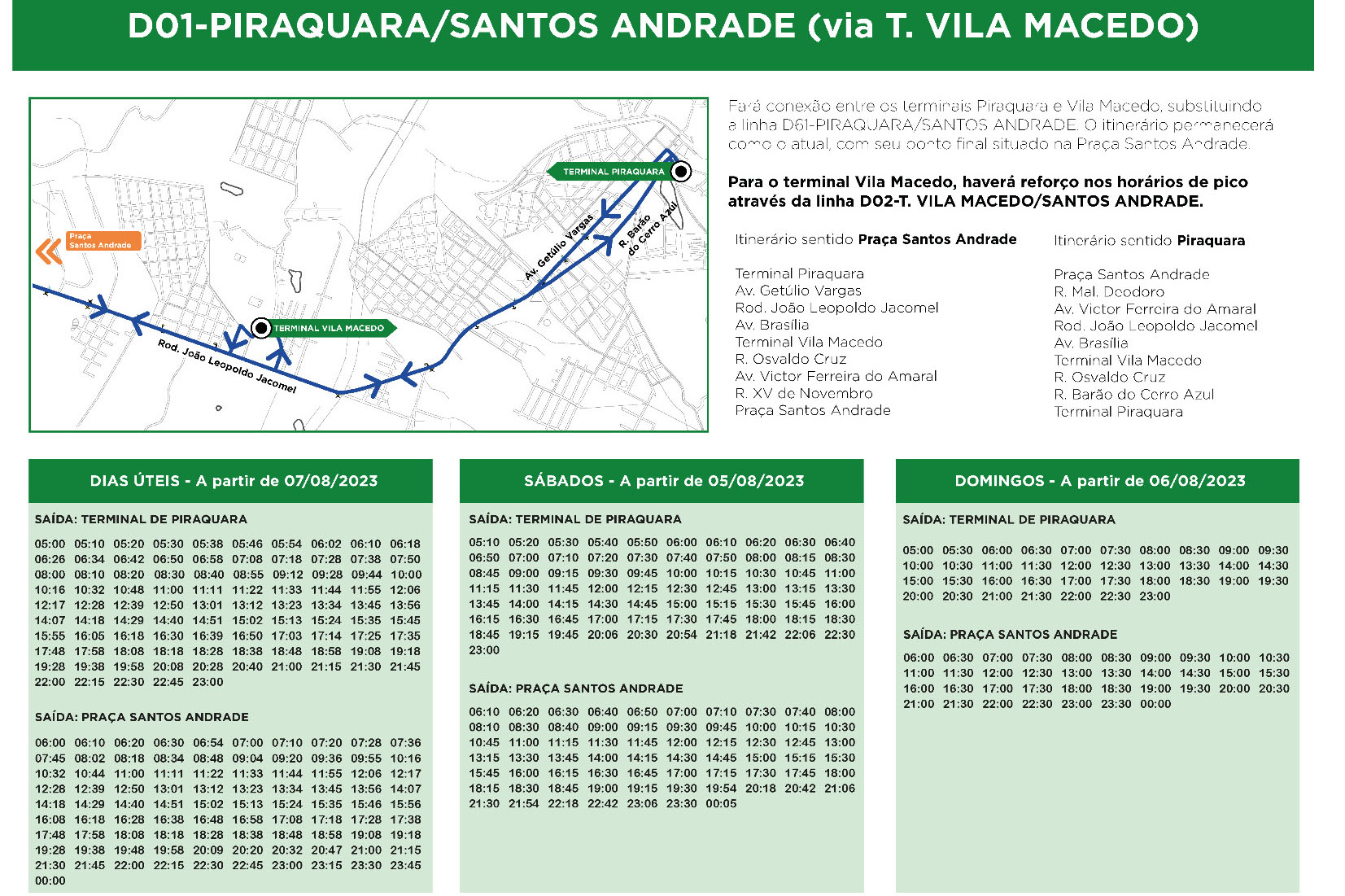 Novo Terminal de Piraquara será inaugurado no dia 5; veja as mudanças nas linhas de ônibus