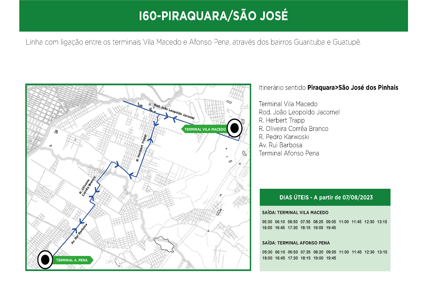 Novo Terminal de Piraquara será inaugurado no dia 5; veja as mudanças nas linhas de ônibus