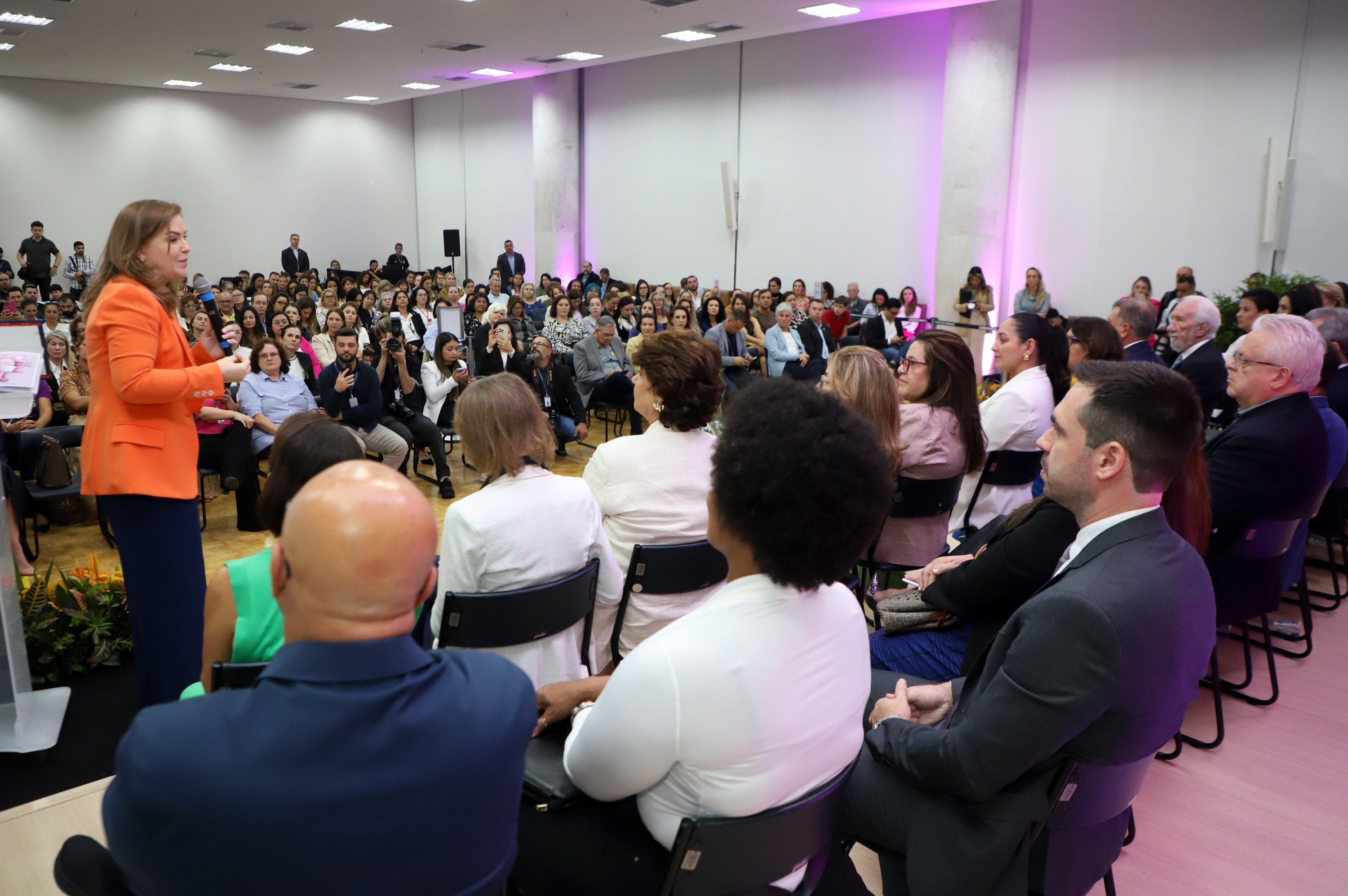 Vice Governador Darci Piana participa do lançamento do código estadual da mulher paranaense.