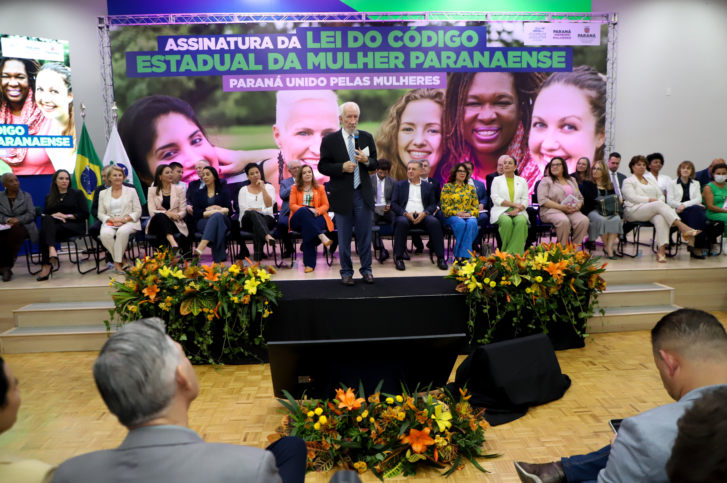 Vice Governador Darci Piana participa do lançamento do código estadual da mulher paranaense.