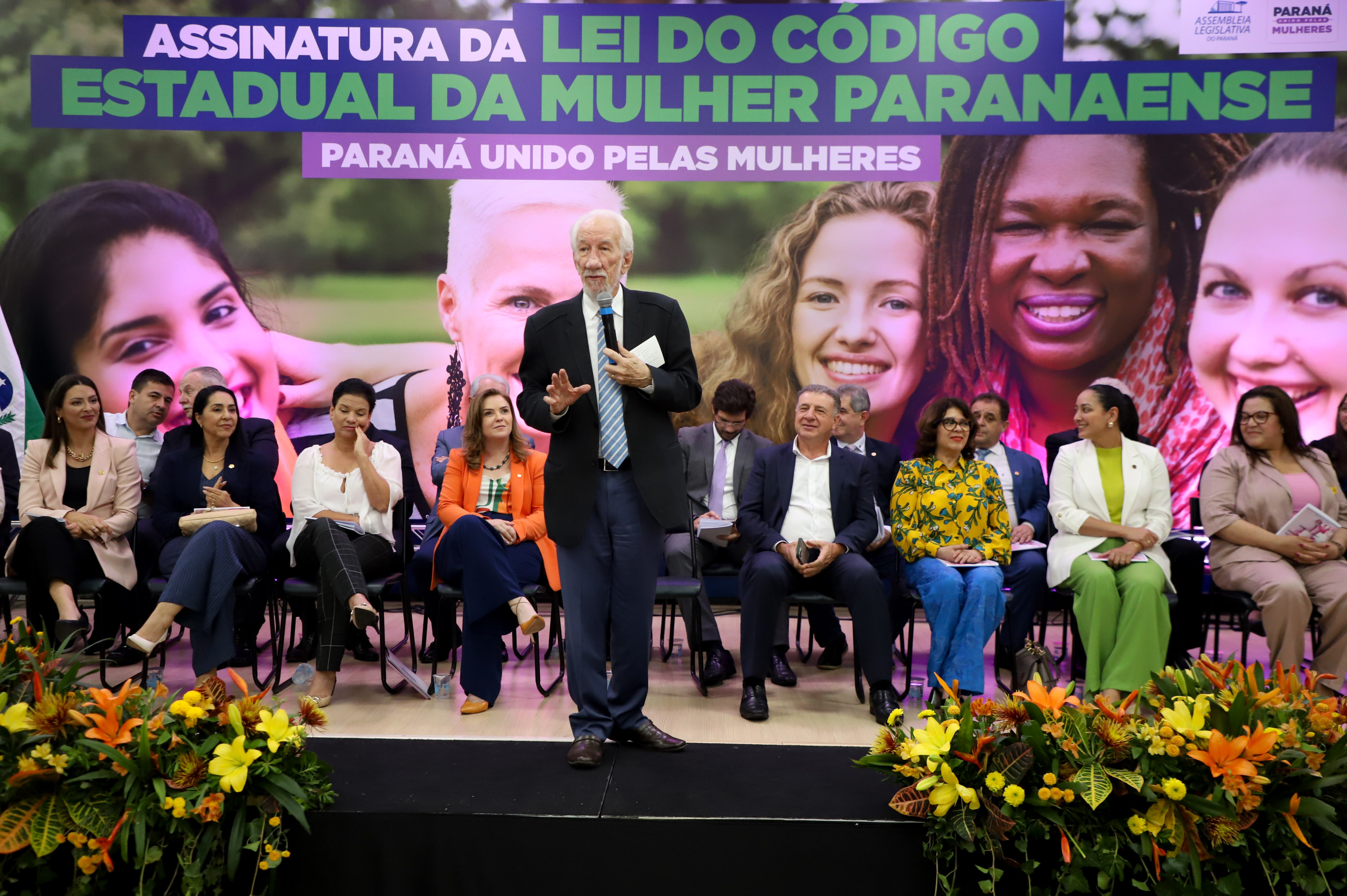 Vice Governador Darci Piana participa do lançamento do código estadual da mulher paranaense.