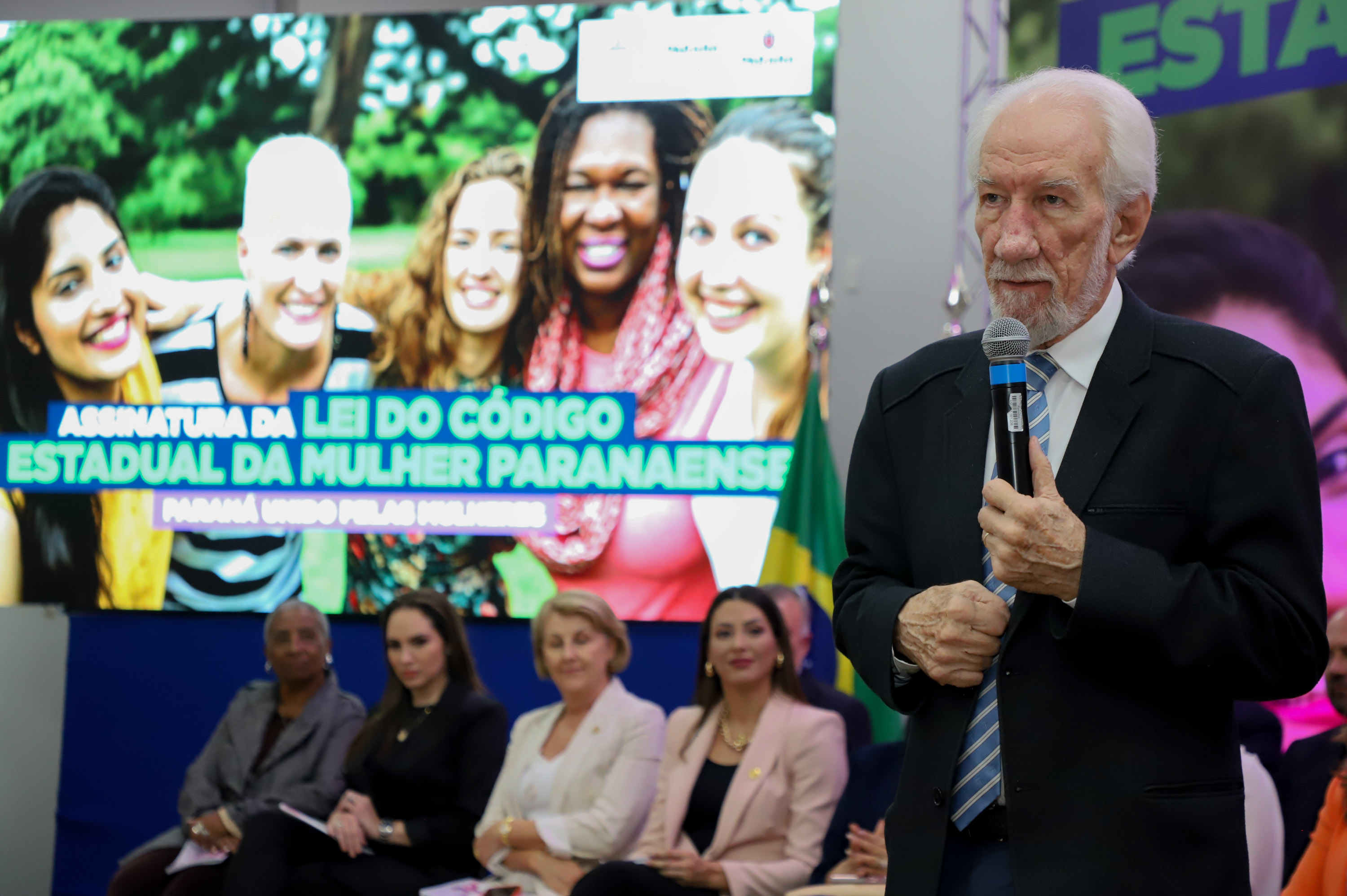 Vice Governador Darci Piana participa do lançamento do código estadual da mulher paranaense.