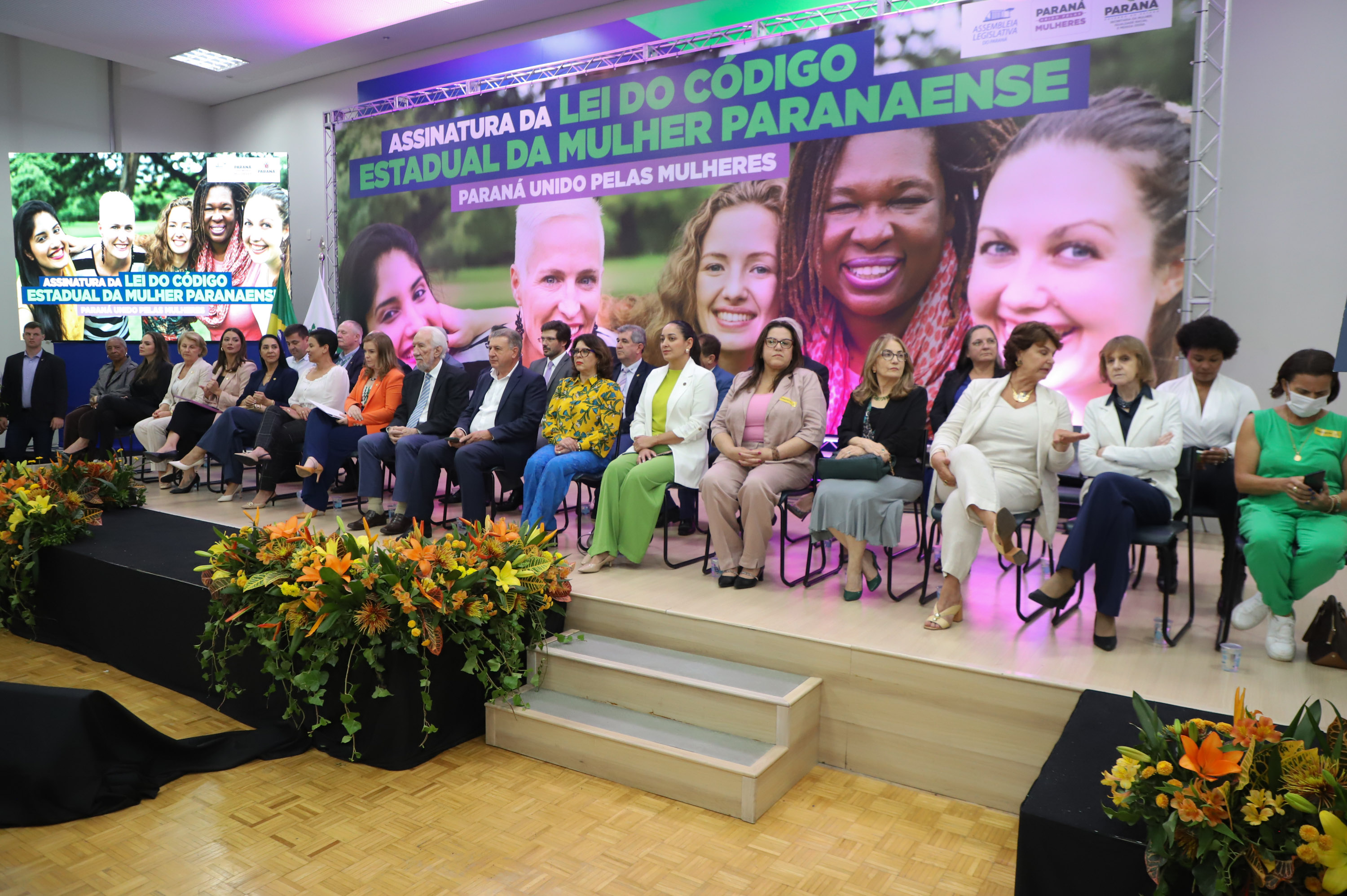 Vice Governador Darci Piana participa do lançamento do código estadual da mulher paranaense.
