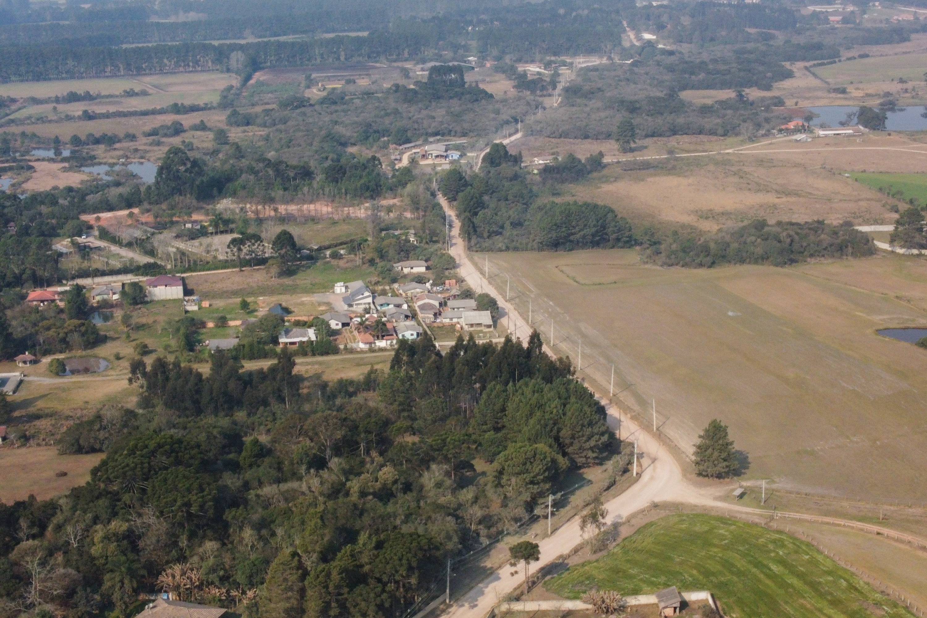 Estrada que liga São José dos Pinhais a Mandirituba