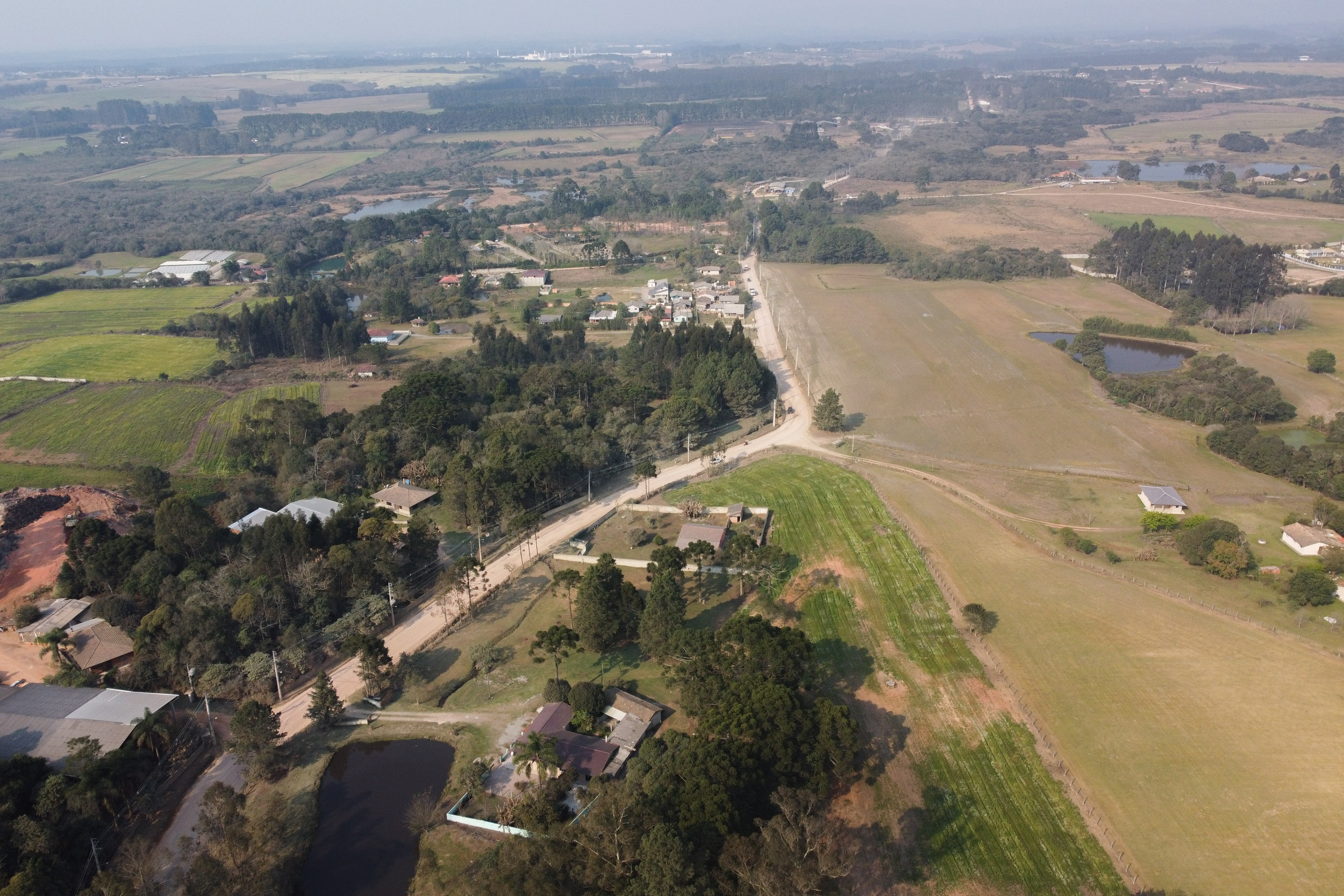 Estrada que liga São José dos Pinhais a Mandirituba
