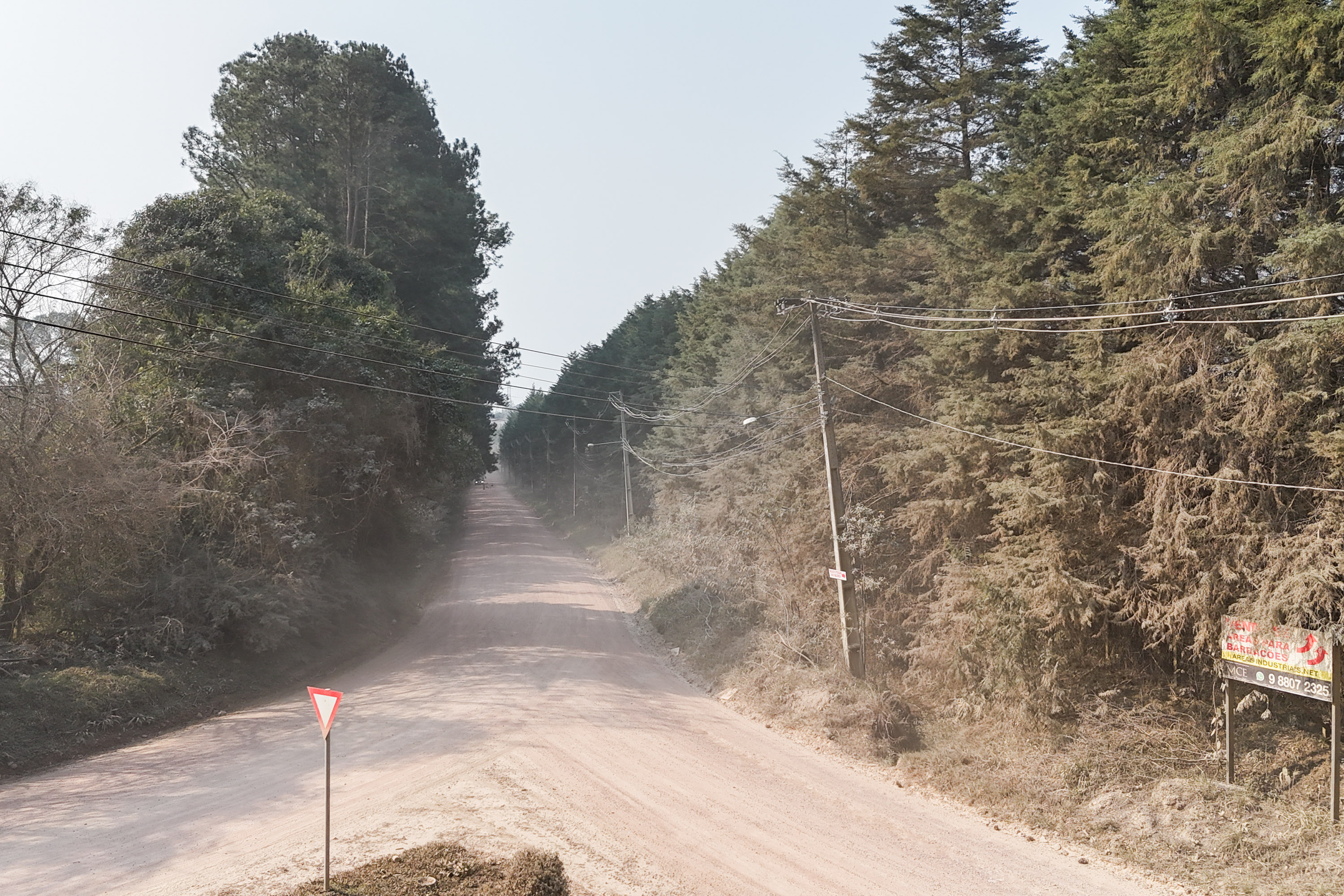Estrada que liga São José dos Pinhais a Mandirituba