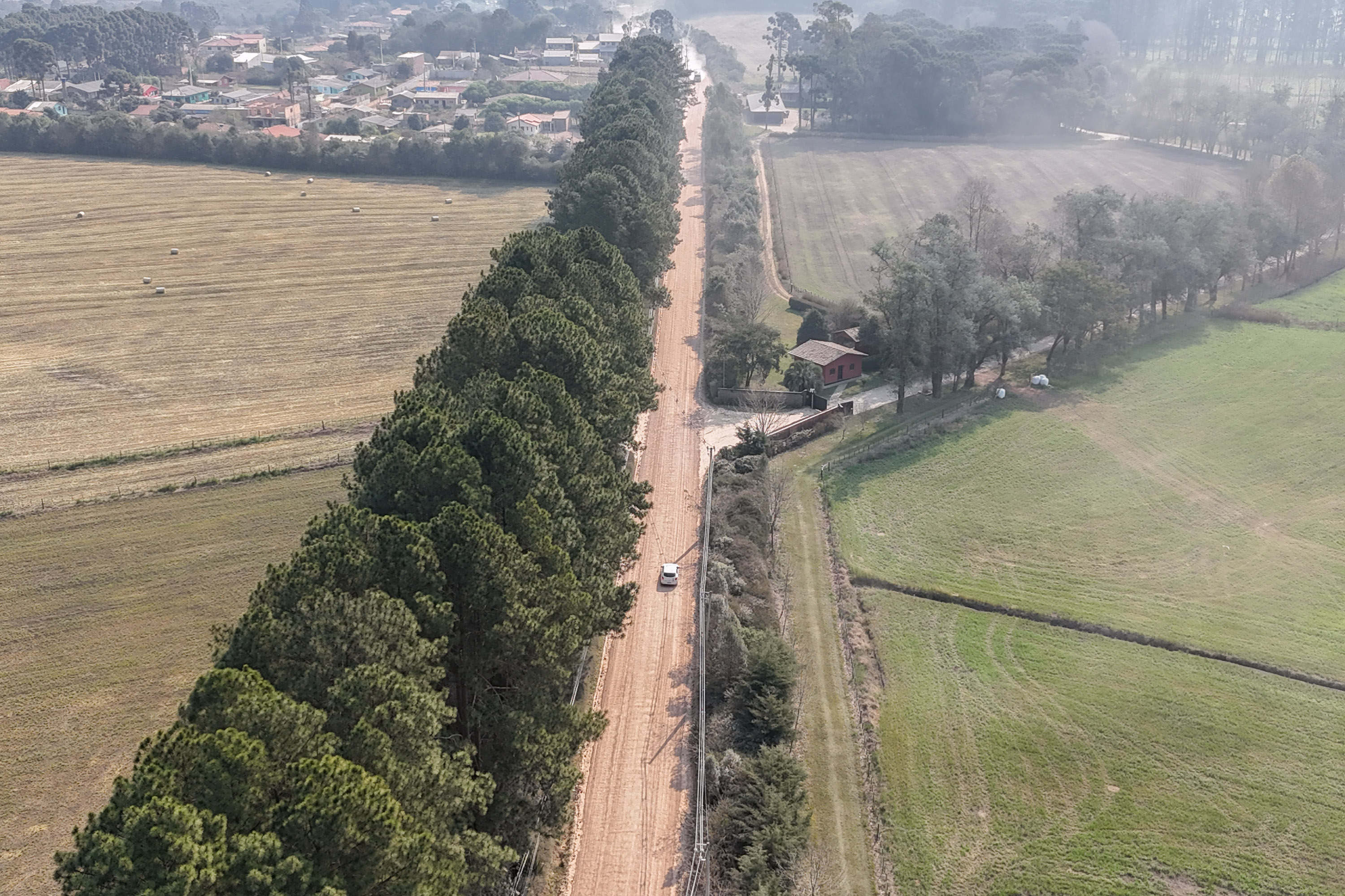 Estrada que liga São José dos Pinhais a Mandirituba