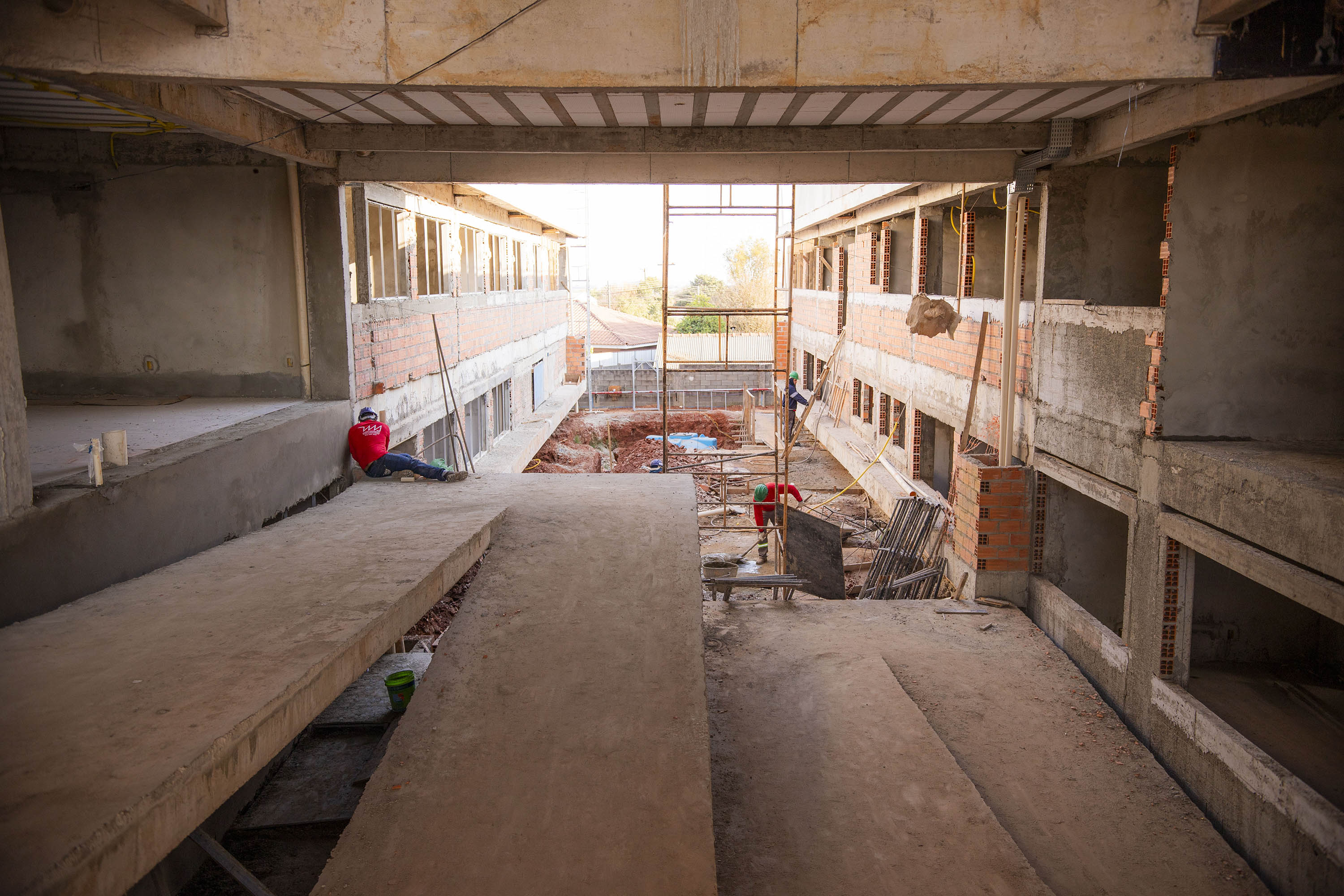 Ambulatório Médico de Especialidades (AME) Universitário de Ponta Grossa já atingiu 36% de execução da obra.