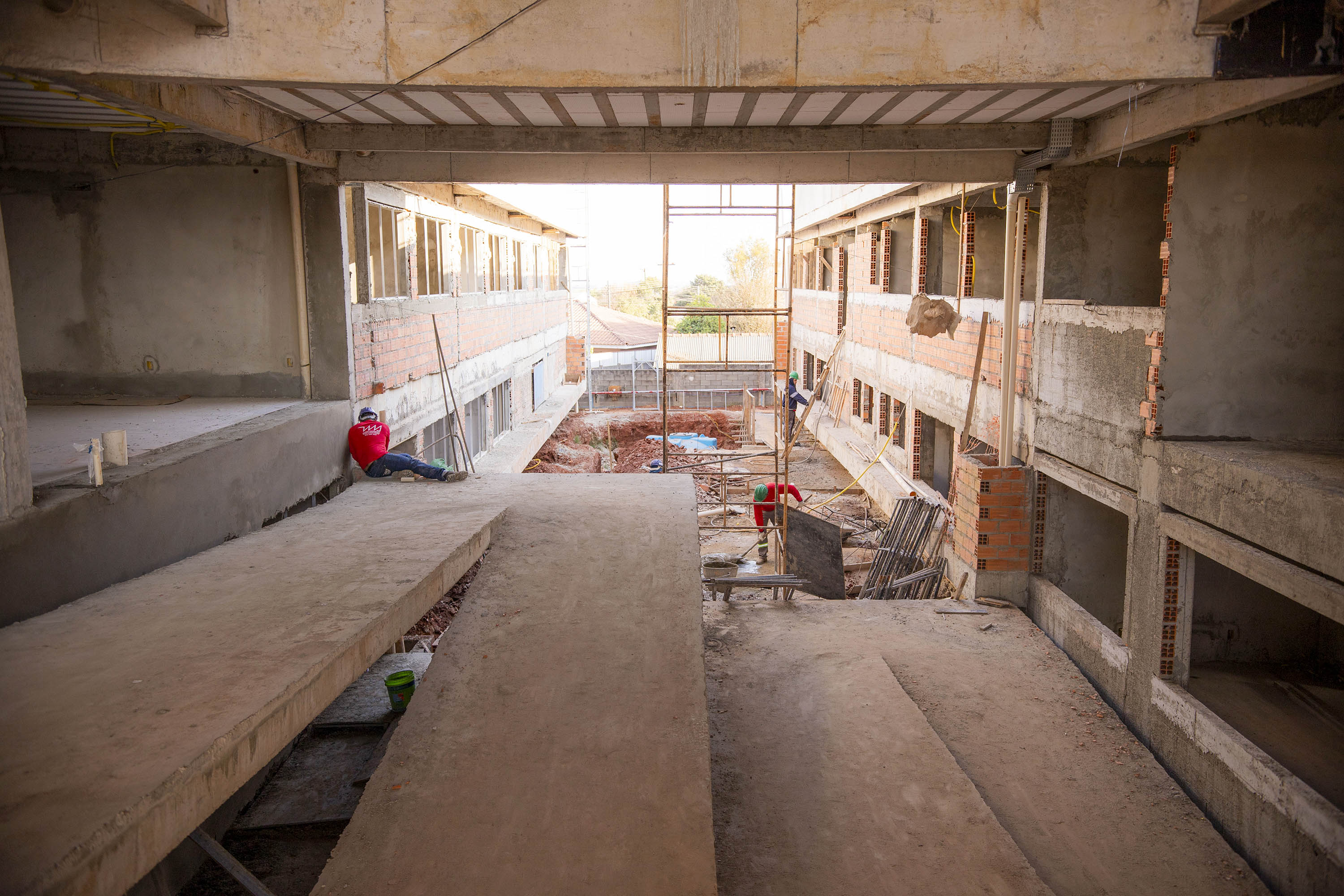 Ambulatório Médico de Especialidades (AME) Universitário de Ponta Grossa já atingiu 36% de execução da obra.