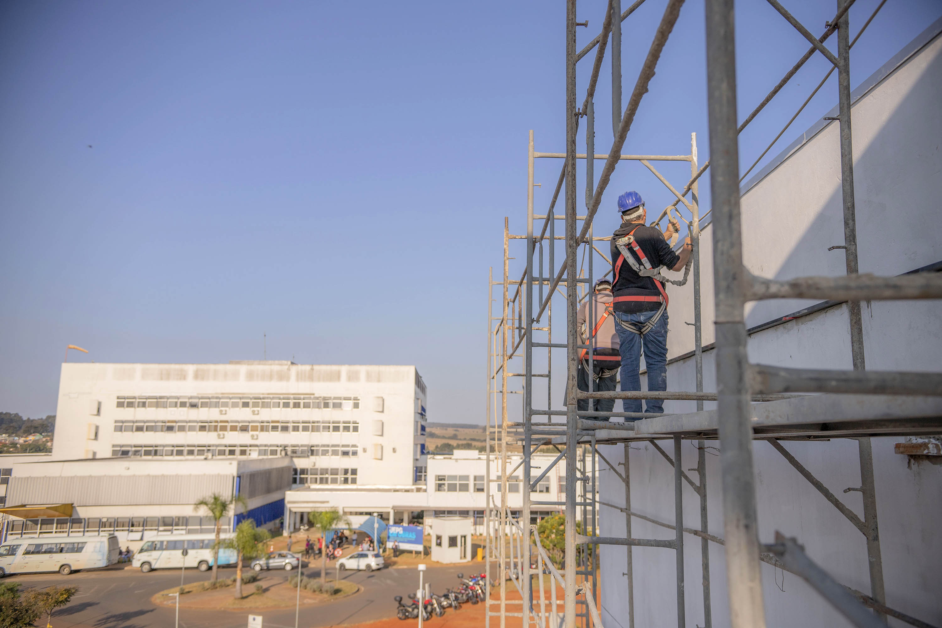Ambulatório Médico de Especialidades (AME) Universitário de Ponta Grossa já atingiu 36% de execução da obra.