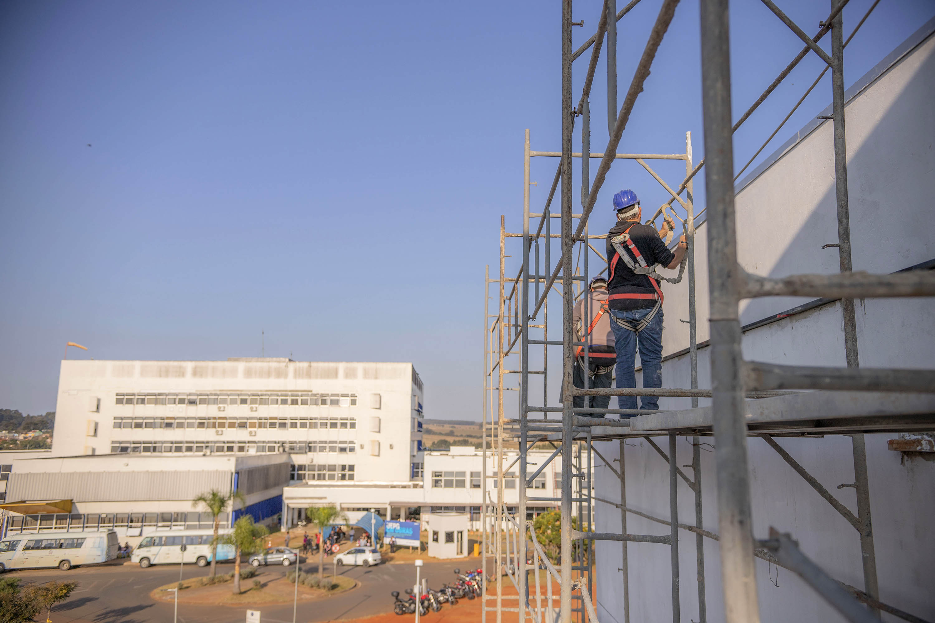 Ambulatório Médico de Especialidades (AME) Universitário de Ponta Grossa já atingiu 36% de execução da obra.