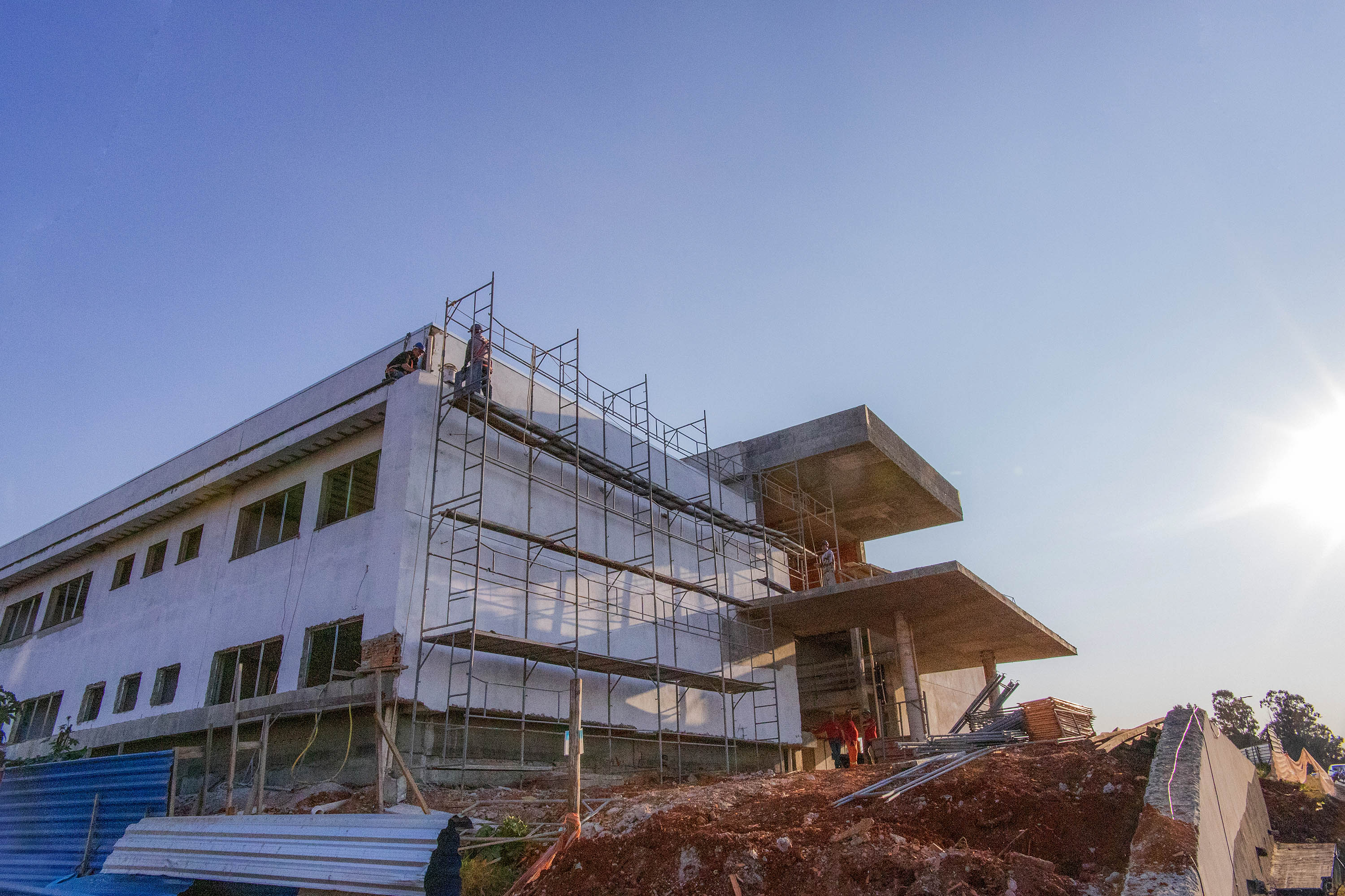 Ambulatório Médico de Especialidades (AME) Universitário de Ponta Grossa já atingiu 36% de execução da obra.