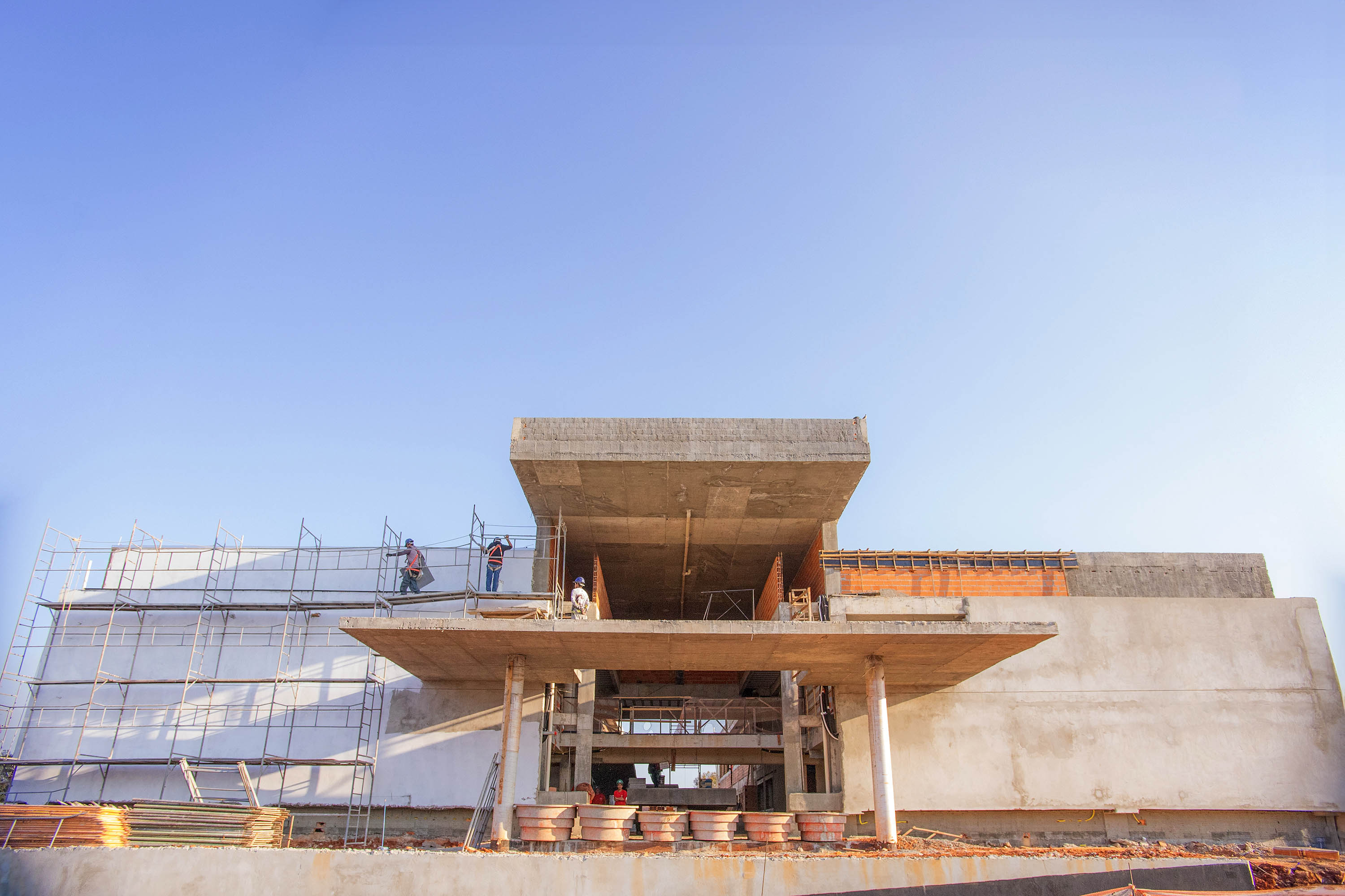 Ambulatório Médico de Especialidades (AME) Universitário de Ponta Grossa já atingiu 36% de execução da obra.