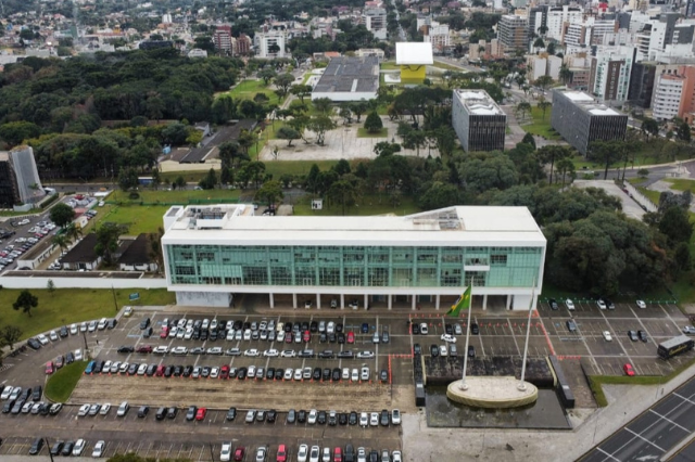 Vista aérea - Palácio Iguaçu