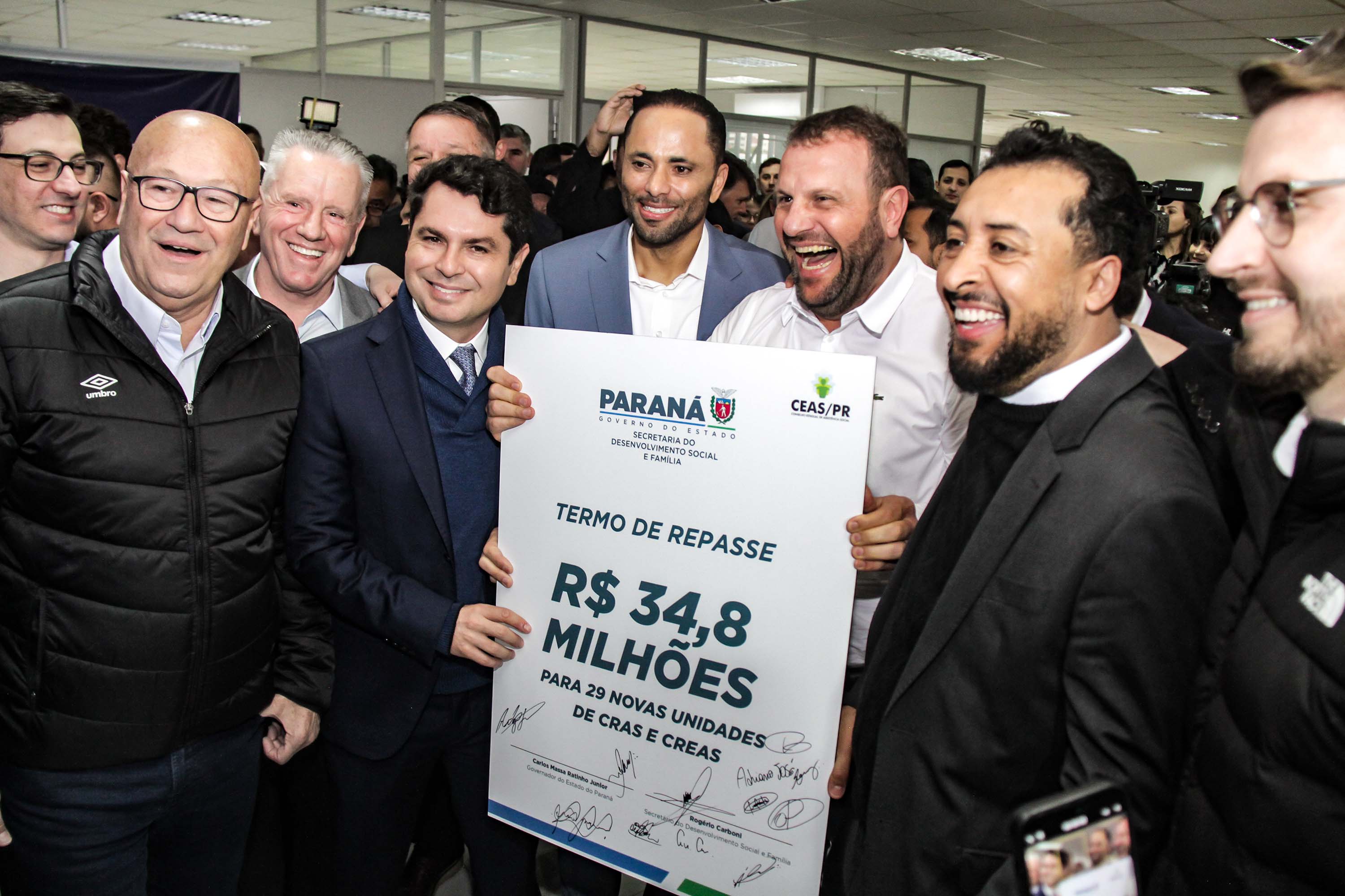 Governo do Paraná anuncia mais R$ 34,8 milhões para construção de novos CRAS e CREAS em 29 municípios