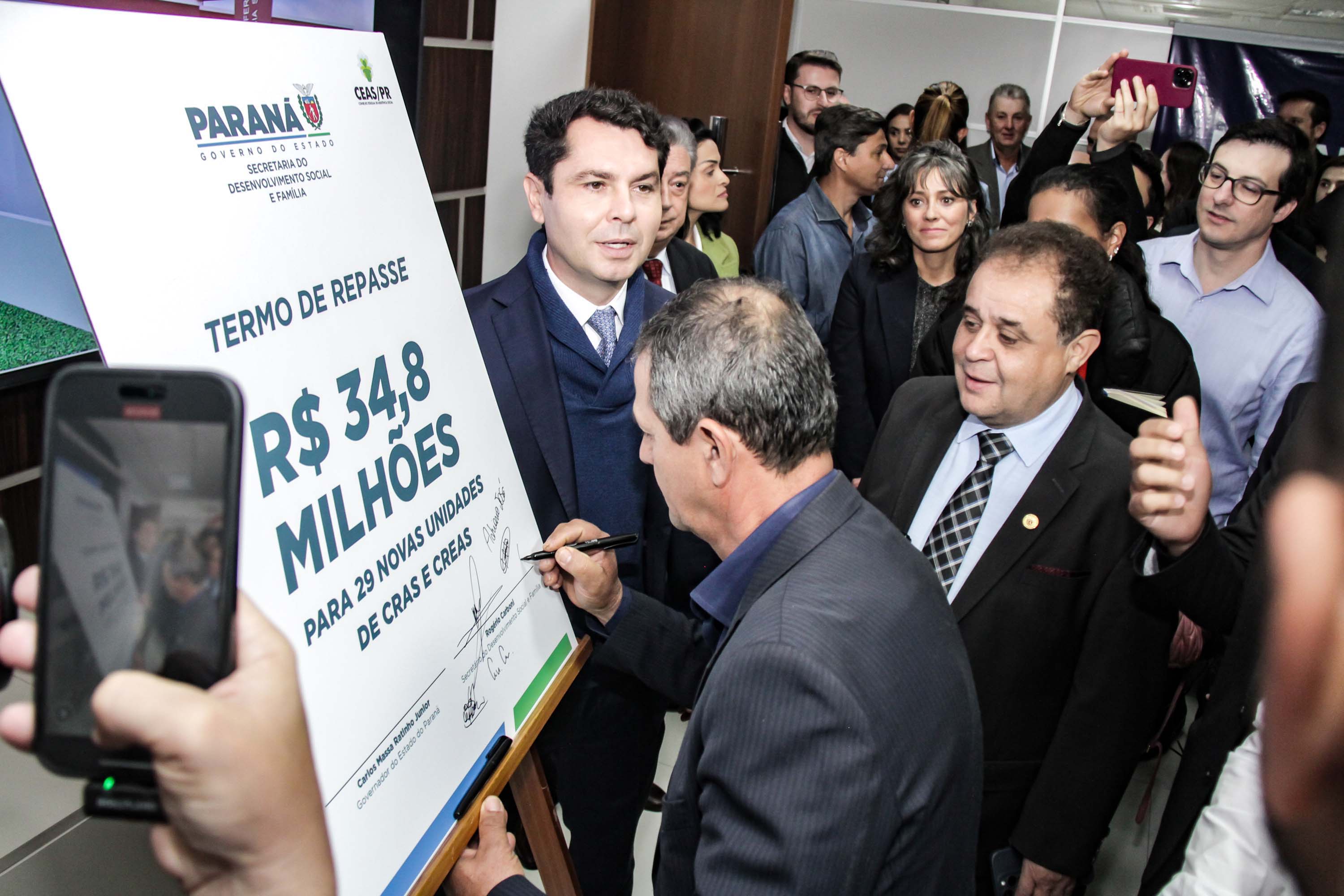 Governo do Paraná anuncia mais R$ 34,8 milhões para construção de novos CRAS e CREAS em 29 municípios