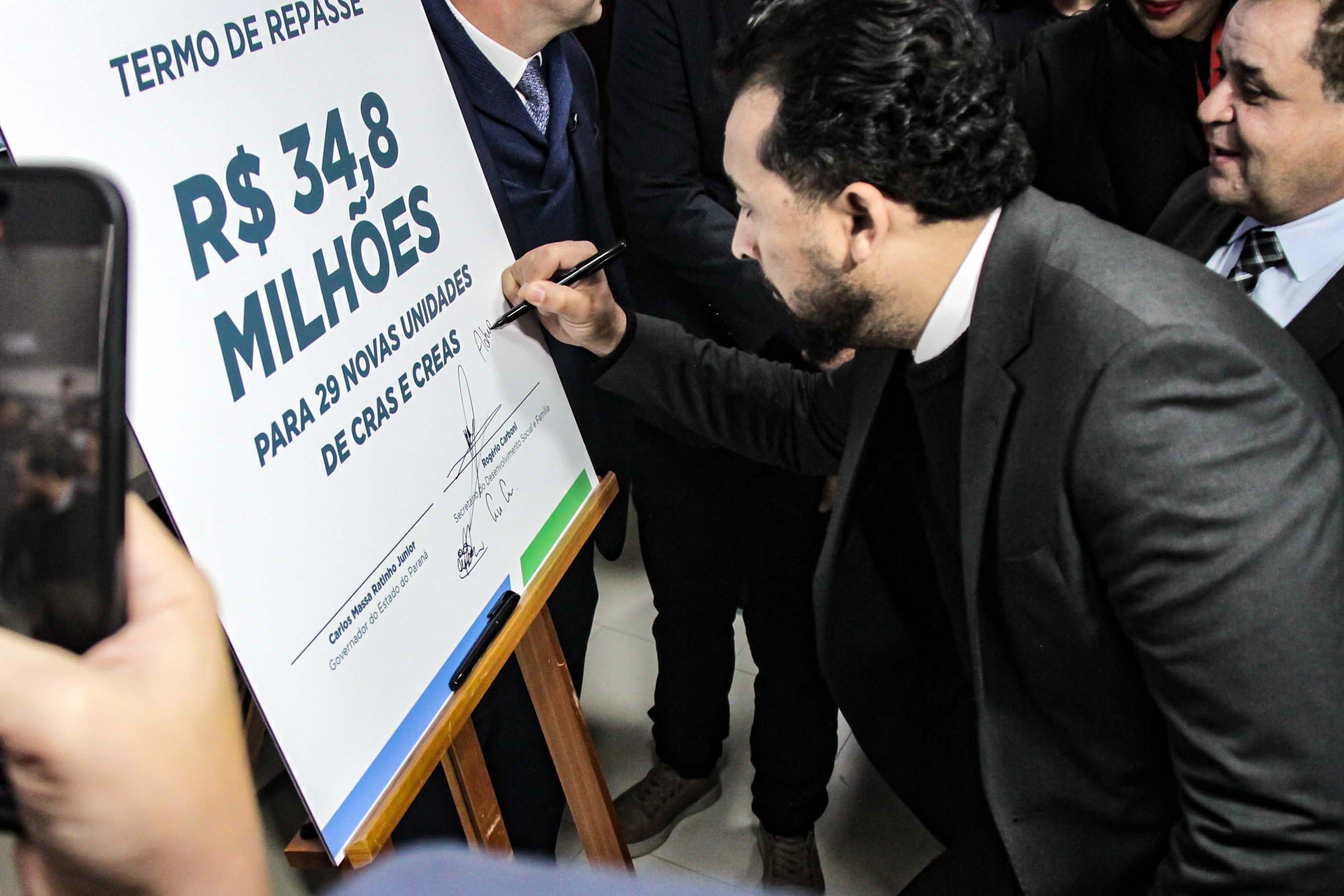 Governo do Paraná anuncia mais R$ 34,8 milhões para construção de novos CRAS e CREAS em 29 municípios