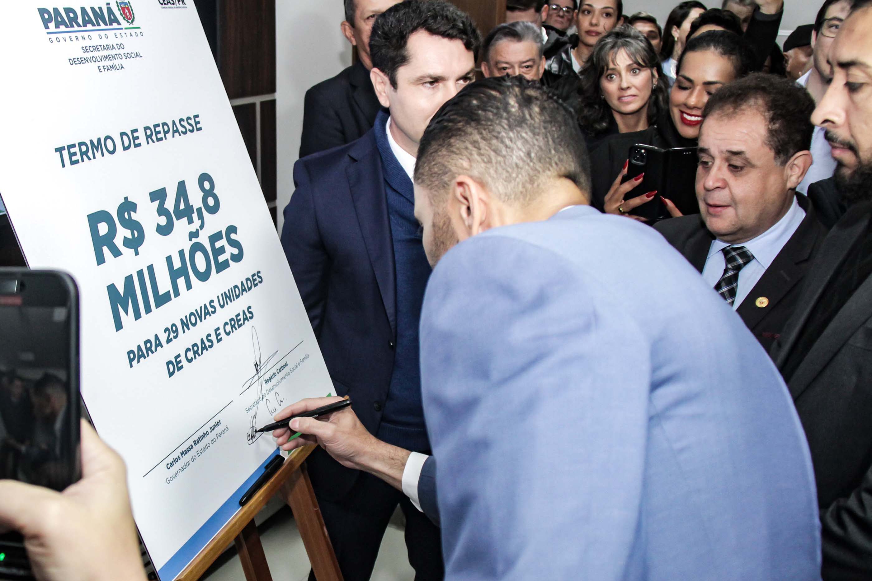 Governo do Paraná anuncia mais R$ 34,8 milhões para construção de novos CRAS e CREAS em 29 municípios
