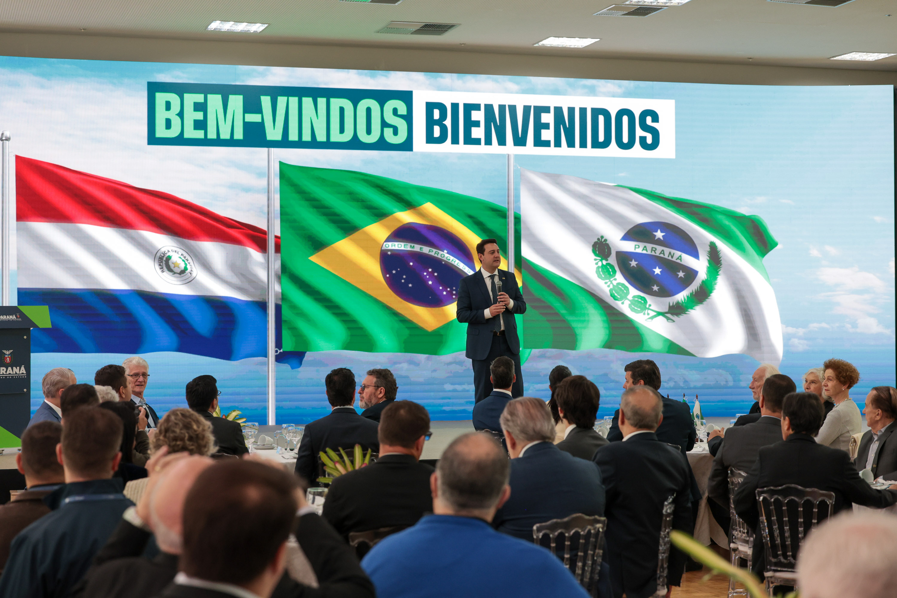 Ratinho Junior recebe Santiago Peña para debater novas oportunidades entre Paraná e Paraguai