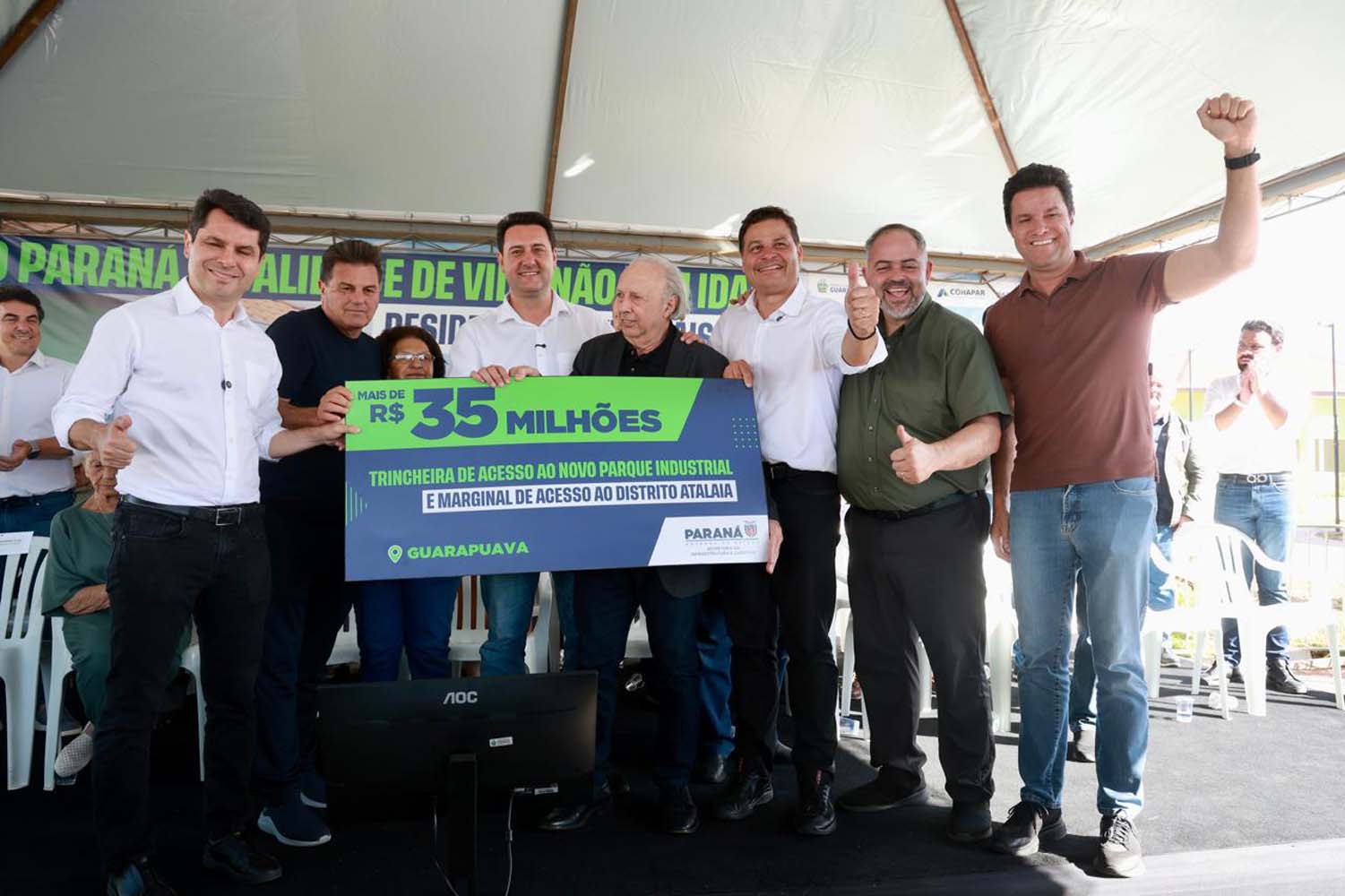 Governador inaugura o Condomínio do Idoso de Guarapuava, o 8° do Estado