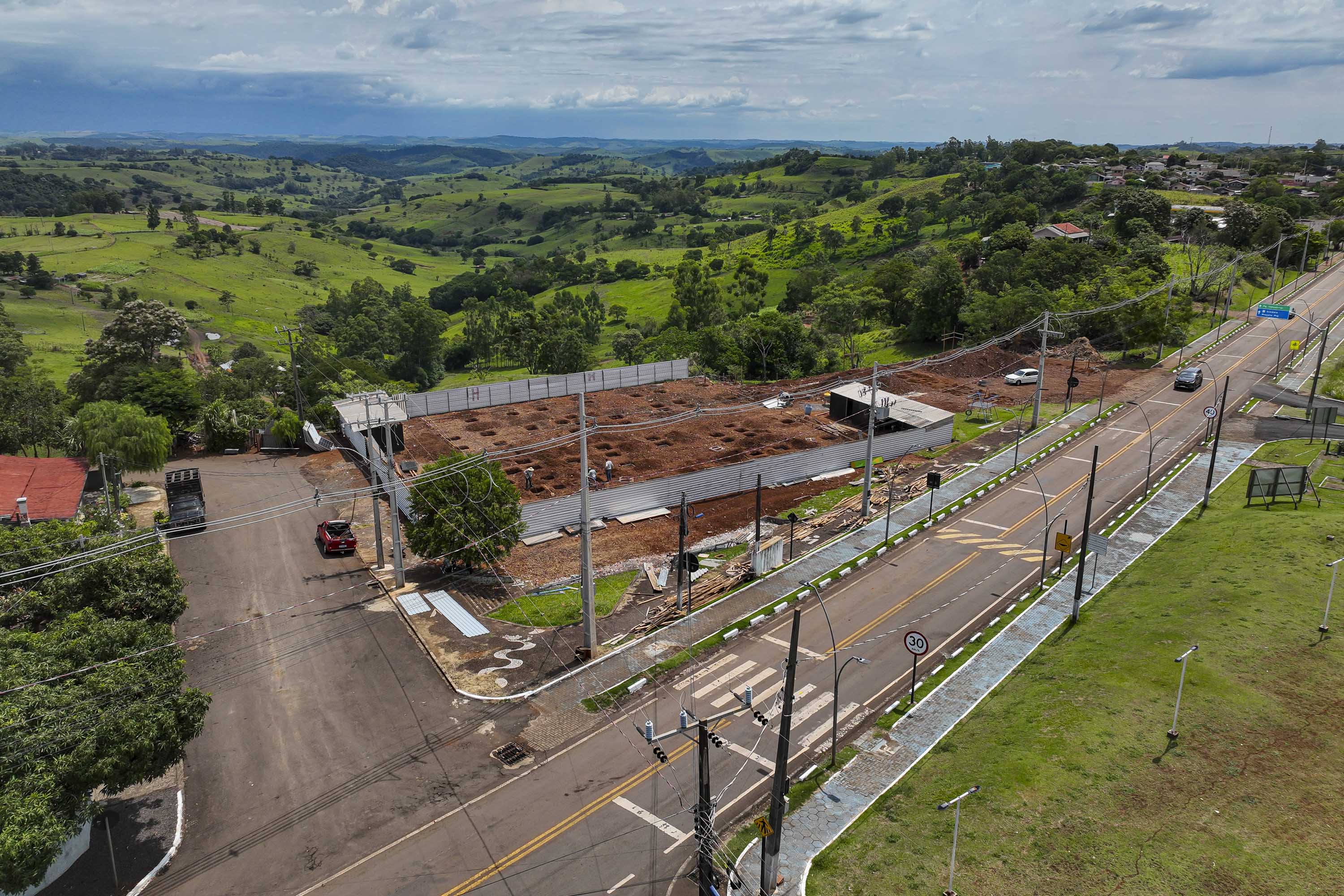 Início das obras da creche de Altamira do Paraná. 