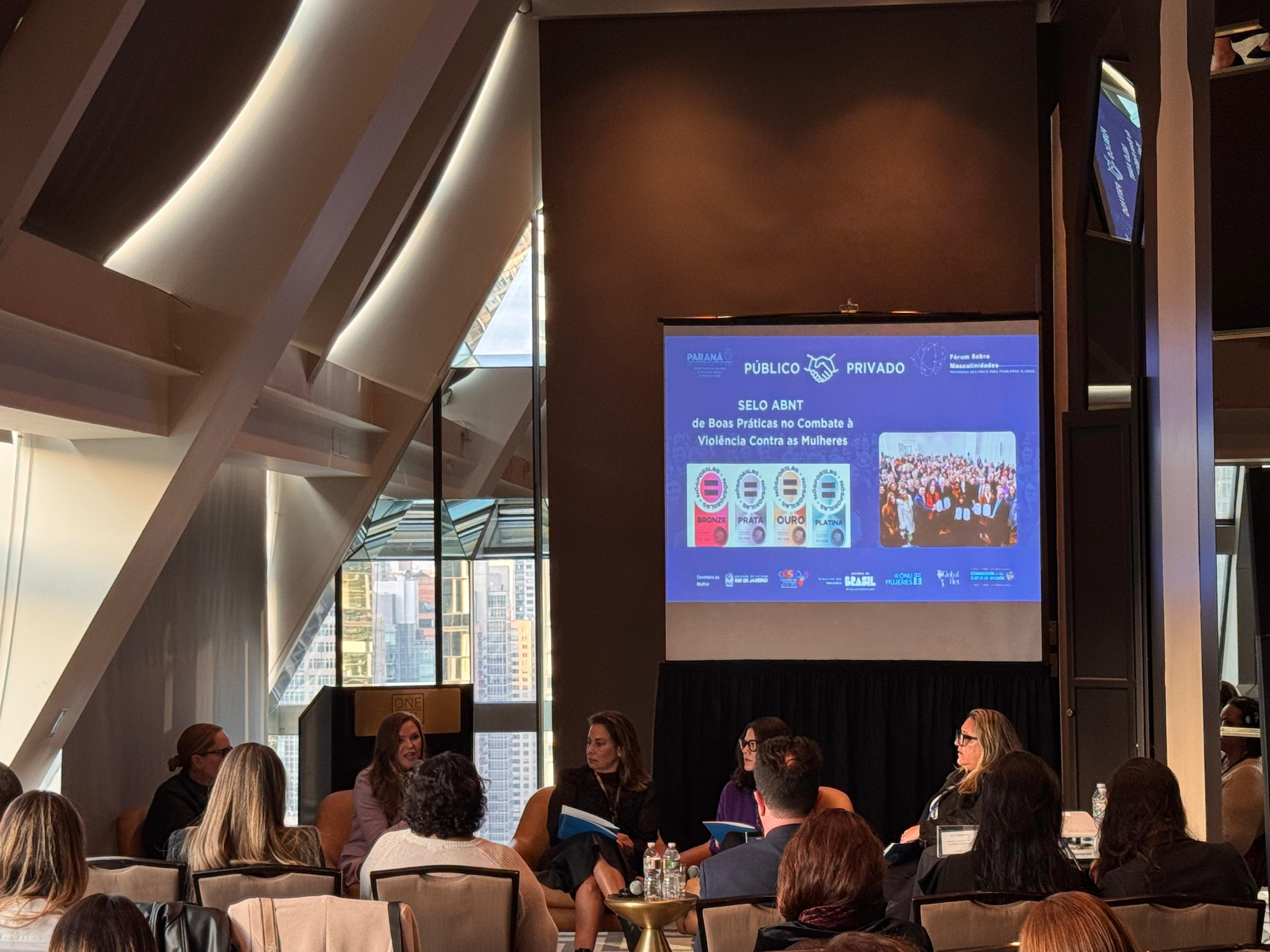 Paraná destaca Selo Nós Por Elas no terceiro dia da CSW70, em Nova York