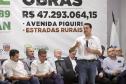 Parceria do Estado, Itaipu e prefeitura viabiliza R$ 47,3 milhões para pavimentação em Cascavel