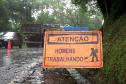 DER/PR reabre Estrada da Graciosa com operação pare-e-siga