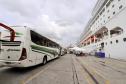 Navio com 2 mil turistas chega a Paranaguá e pode colocar Paraná na rota de cruzeiros