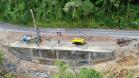 Estrada da Graciosa - obras de recuperação da Estrada da Graciosa, depois dos desmoronamentos causados pelas chuvas