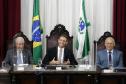 Vice-governador acompanha a posse da nova mesa diretora do Tribunal de Contas do Paraná 