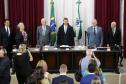 Vice-governador acompanha a posse da nova mesa diretora do Tribunal de Contas do Paraná 
