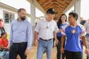 Manoel Ribas, 02 de fevereiro do 2023 - O governador Carlos Massa Ratinho Junior entregou na manhã desta quinta-feira as obras de ampliação no Colégio Estadual Indígena Cacique Gregório Kaekchot, na terra indigina Ivaí.