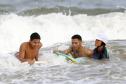 Verão Maior Paraná - Praia Brava de Guaratuba Federação Paranaense de Bodyboarding, do Instituto Guaramar e da prefeitura de Guaratuba, promoveram um evento com PCD - pessoas com deficiência, de pratica do esporte Bodyboarding.