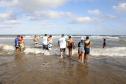 Verão Maior Paraná - Praia Brava de Guaratuba Federação Paranaense de Bodyboarding, do Instituto Guaramar e da prefeitura de Guaratuba, promoveram um evento com PCD - pessoas com deficiência, de pratica do esporte Bodyboarding.