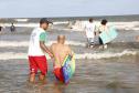 Verão Maior Paraná - Praia Brava de Guaratuba Federação Paranaense de Bodyboarding, do Instituto Guaramar e da prefeitura de Guaratuba, promoveram um evento com PCD - pessoas com deficiência, de pratica do esporte Bodyboarding.