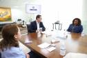 Governador Carlos Massa Ratinhos Junior recebe a Ministra da Cultura Margareth Menezes