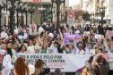 Caminhada reúne milhares de pessoas no Dia Estadual de Combate ao Feminicídio