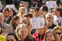 Caminhada reúne milhares de pessoas no Dia Estadual de Combate ao Feminicídio